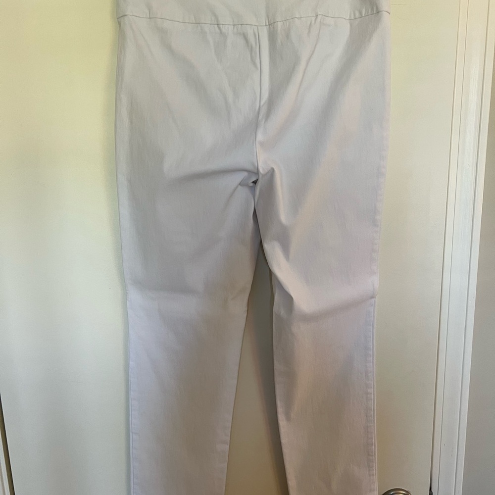 Sara Campbell white pull on pants, size 12 - Picture 2 of 2